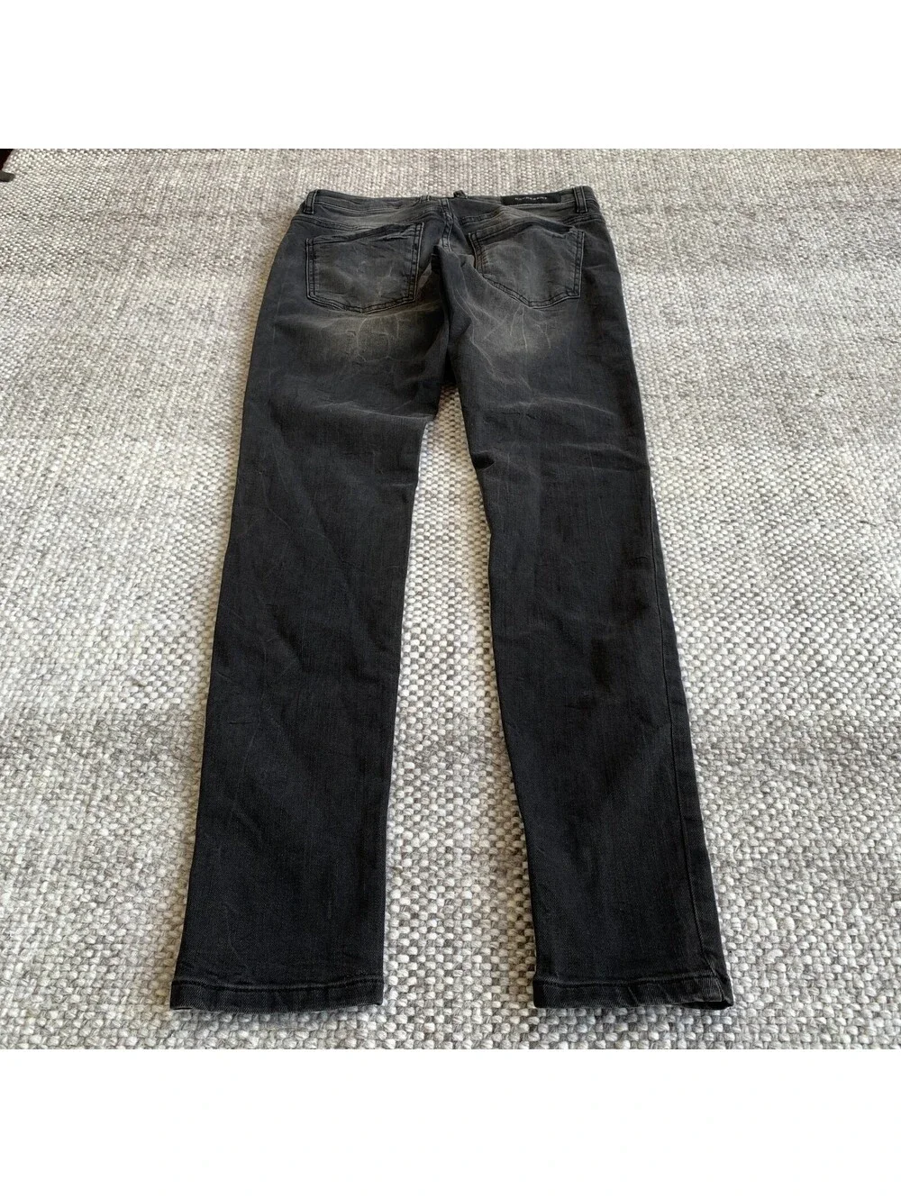 Represent Men's Essential Rust Slim Jeans Size 30 Black